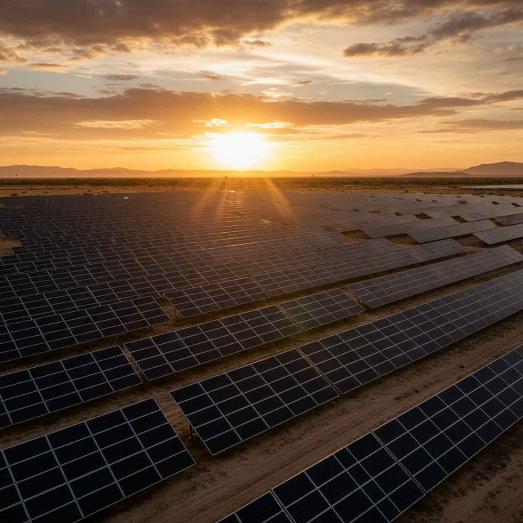 Topcon Bifacial Solar Farm